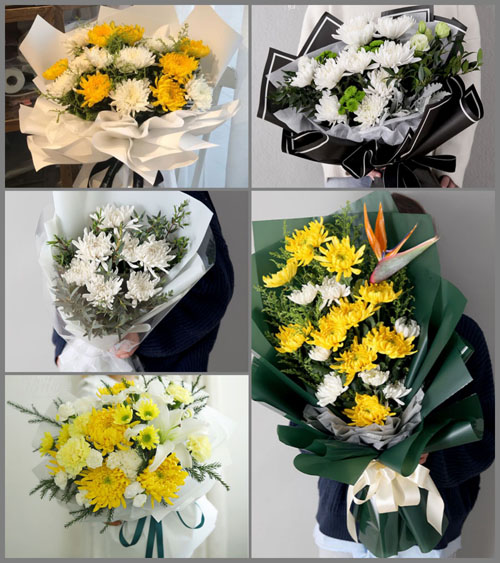 安徽阜阳市阜南县中岗镇白事花束代送